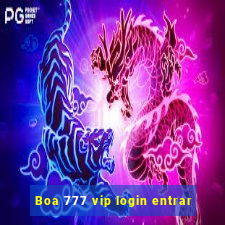 Boa 777 vip login entrar