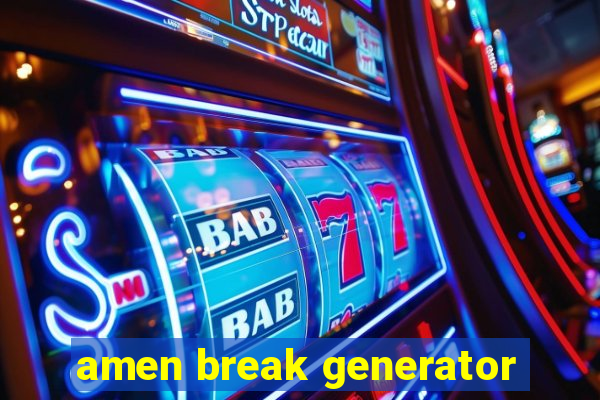 amen break generator