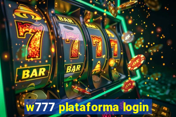 w777 plataforma login