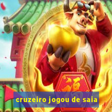 cruzeiro jogou de saia