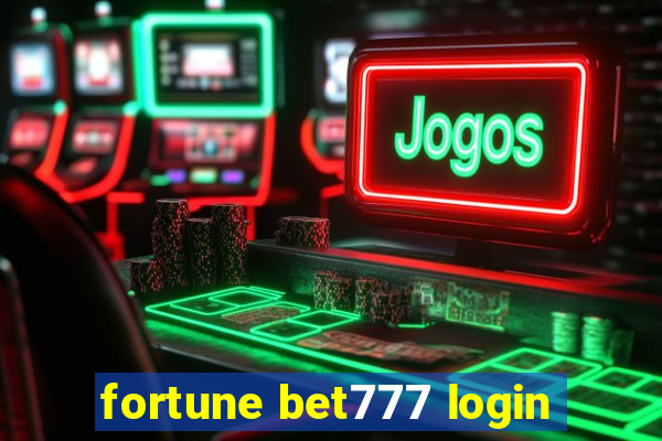 fortune bet777 login