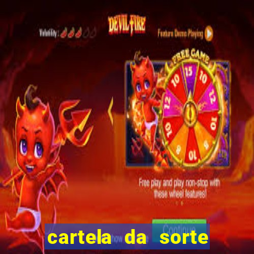 cartela da sorte time de futebol que mais saem