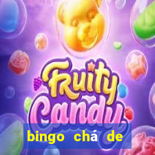 bingo chá de bebê excel