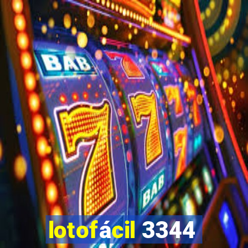 lotofácil 3344